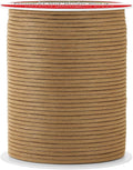 Mandala Crafts 2mm 109 Yards Tan Cotton Waxed Cord by MandalaCrafts