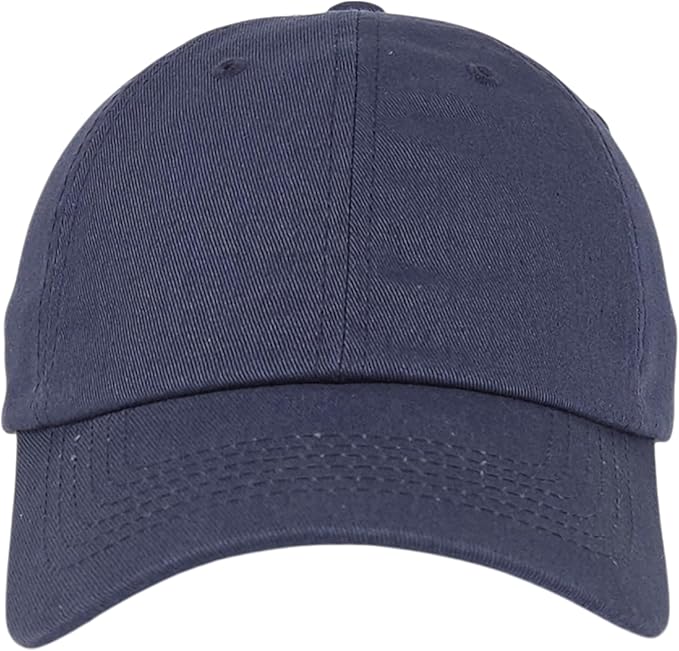Classic Dad Hat Cotton, Low-Profile Plain Baseball Cap, Adjustable, Breathable and Packable