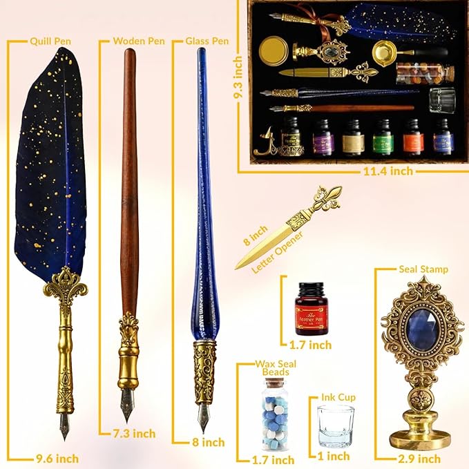 CASA BRAVA Vintage Calligraphy Set - Image 2