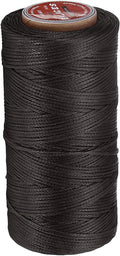uxcell Flat Leather Sewing Waxed Thread, 140m / 153 Yards Polyester Wax String by uxcell