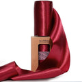 LaRibbons Red Satin Ribbon 4 Inch 10 Yards Christmas Ribbons Double Faced by LaRibbons