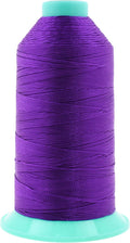 Mandala Crafts Bonded Nylon Thread True Purple Heavy Duty Sewing Threads by MandalaCrafts