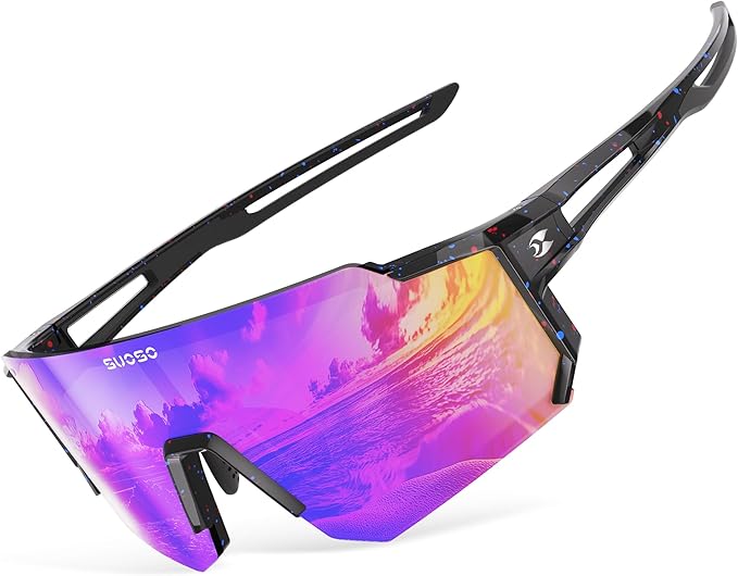 suoso Kids Polarized Sunglasses Youth Lightweight Sun glasses UV Protection Sports Sunglasses for 3-12 Boys Girls Baseball