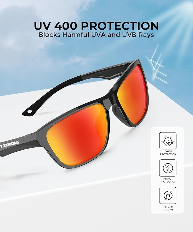 Polarized Running Sunglasses for Women Mens Sun Glasses for Cycling Fishing Driving Golf UV Protection
