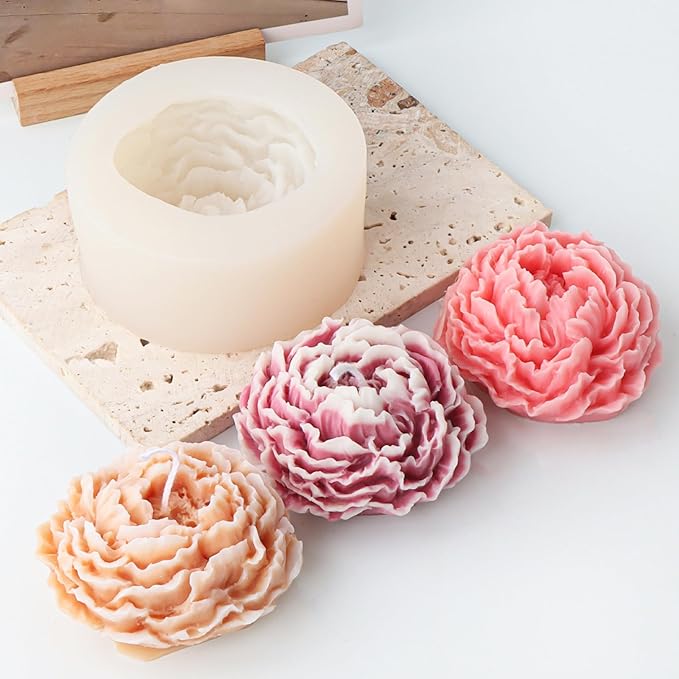 Bud Peony & Rose Mold Set - Image 4