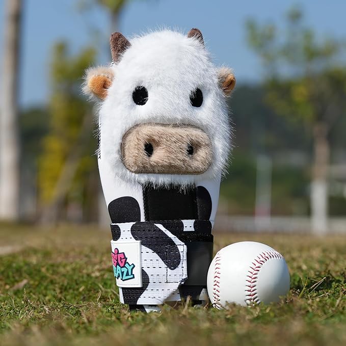Big Crazy Baseball Sliding Mitt for Youth Sliding Mitt Adult Baseball Sliding Glove Universal Left/Right Hand Drippy Drip Accessory Bulldog Cow Giraffe