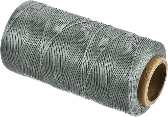 MECCANIXITY Waxed Thread, 284 Yard 0.8mm 150D Flat Wax Thread Polyester Waxed by MECCANIXITY