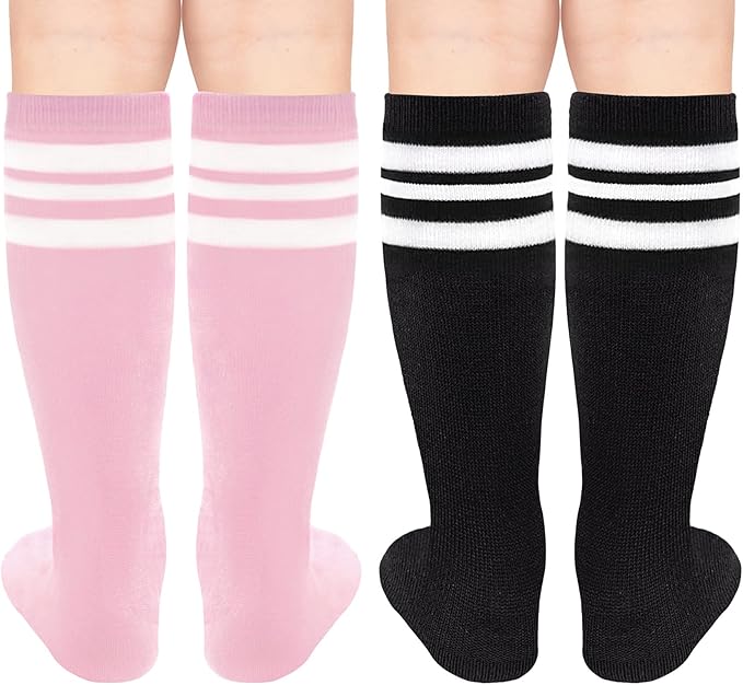 qikqik Toddler Soccer Socks Kids Soccer Socks Boys Baseball Sock Youth Football Sock Girls Softball Accessories Team Sports