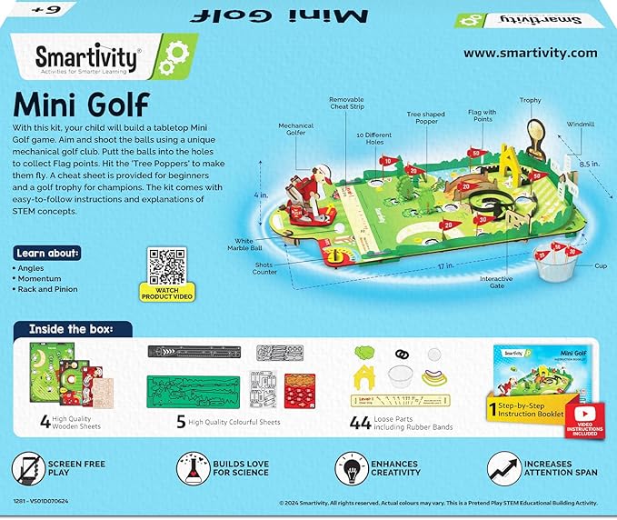 Smartivity Mini Golf Table-Top Game - Image 7