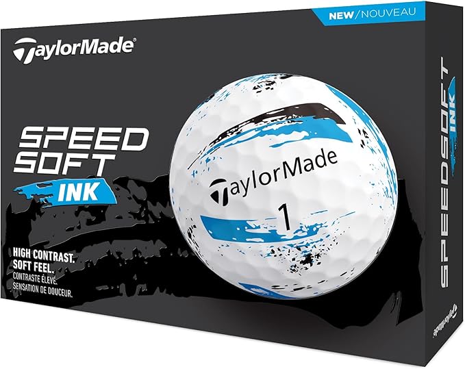 TaylorMade SpeedSoft Golf Balls, Maximum Distance with Ultra-Soft Feel, Perfect for Off The Tee and Around The Green