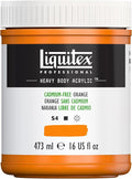 Liquitex Professional Heavy Body Acrylic Paint, 16-oz Pot, Cadmium Free Orange by Liquitex