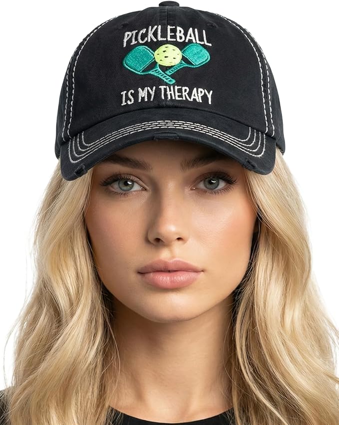 Funky Junque Distressed Vintage Baseball Cap - Embroidered Patch Women's Hat - Holiday, Lifestyle & Patriotic Designs