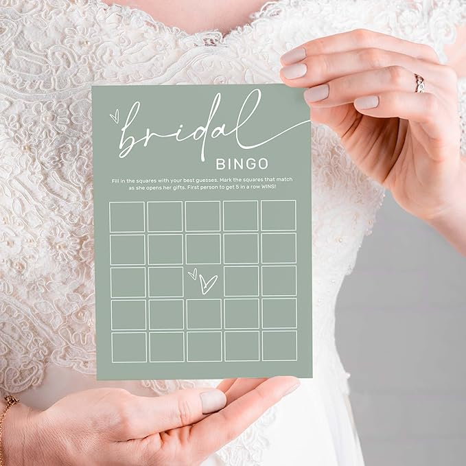 Bridal Shower Bingo, What Will The Bride to Be Receive, Engagement Party Games - Image 5
