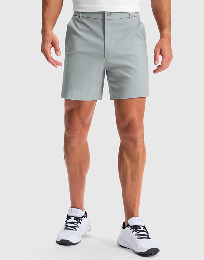 G Gradual Men's Golf Dress Shorts 5"/ 7"/ 9" Stretch Casual Work Flat Front Shorts for Men with 3 Pockets Quick Dry