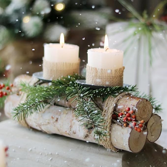 12 Pcs 16" Large White Birch Logs - Image 7
