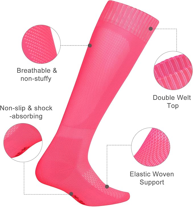 Baseball Socks and Belt Combo for Youth Adult Softball Sock Belt for Boys and Girls