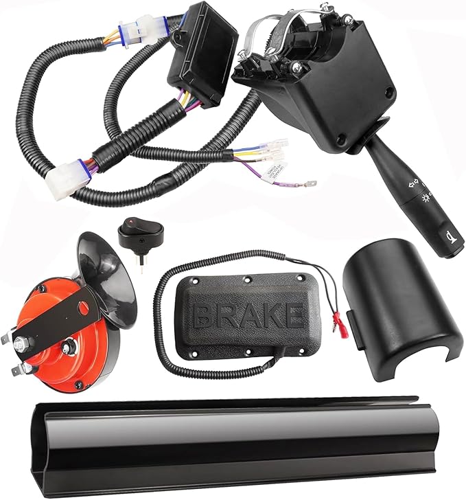 Universal Golf Cart Deluxe Upgrade Headlight Power Kits | Golf cart Turn Signal Kit for EZGO RXV TXT, Yamaha, Club Car DS Precedent