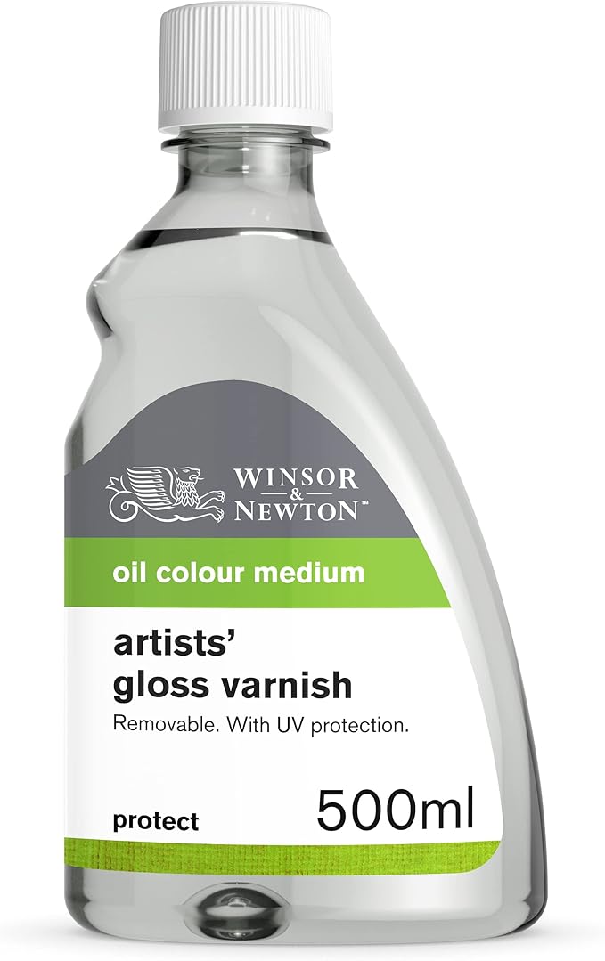 Winsor & Newton Professional Artists' Gloss Varnish, 500ml Bottle by WinsorNewton