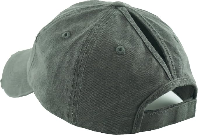 Classic Plain Ponytail Messy High Bun Headwear Adjustable Cotton Trucker Mesh Glitter Hat Baseball Cap