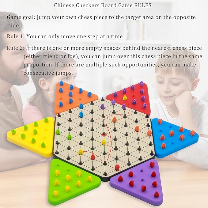 Upgraded Chain Triangle Chess Game, 3-in-1 Multi-Functional Board Games - Image 3