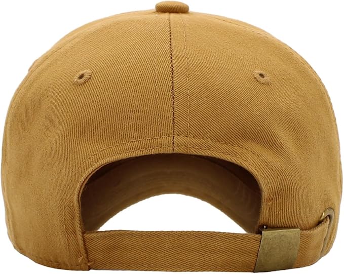 KBETHOS Classic Unisex Cotton Adjustable Low Crown Baseball Cap – Plain Dad Hat