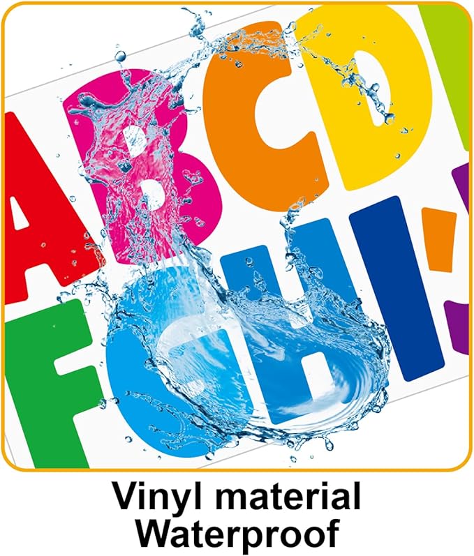 Bemeol Letter Stickers 432 Pieces 36 Sheets Bulletin Board Letters 3 Inch - Image 3
