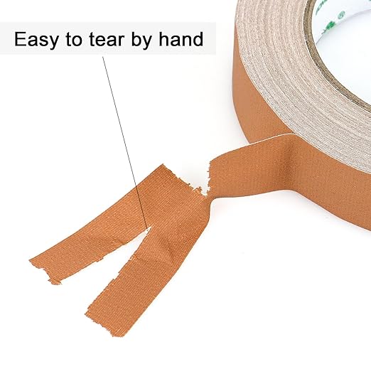 BOMEI PACK Brown Gaffer Tape, Matte Non-Reflective, 1inch x 30yds No Residue - Image 4