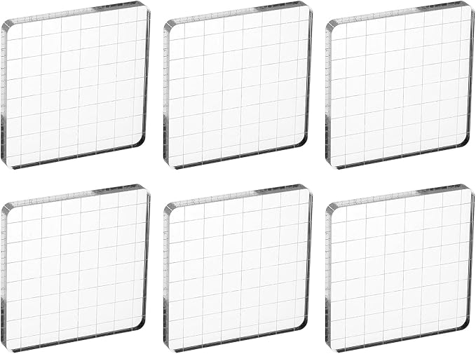 PATIKIL 3"x3" Acrylic Stamp Block by PATIKIL