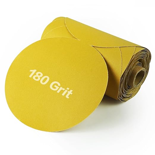 PSA Sanding Discs 6 Inch Adhesive Backed Sandpaper 100 Pack 180 Grit Self by Keeimp