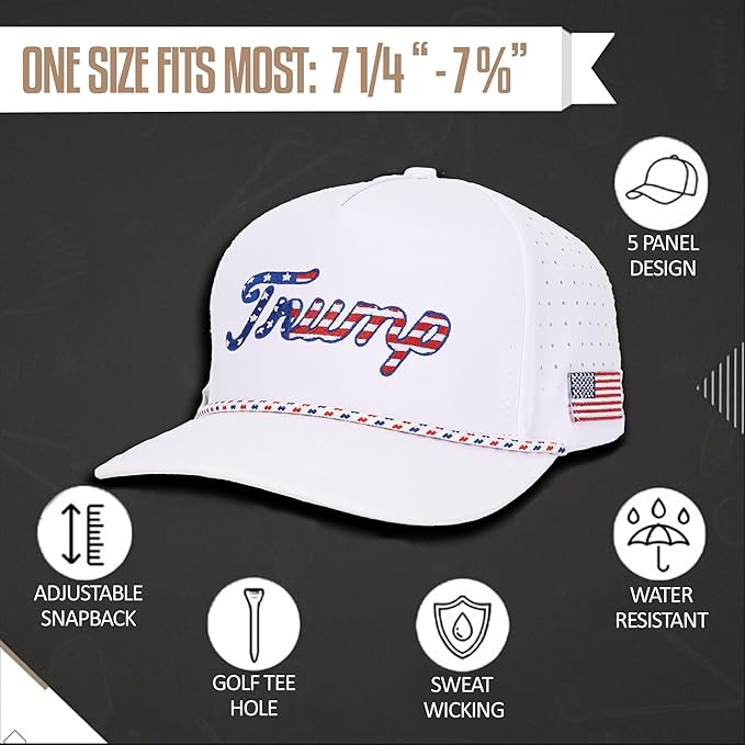 Curves & Clubs Titties Golf Hat - Funny Golf Hat, Titties Hat - Funny American Hat - One-Size-Fits-All - Men's Gifts