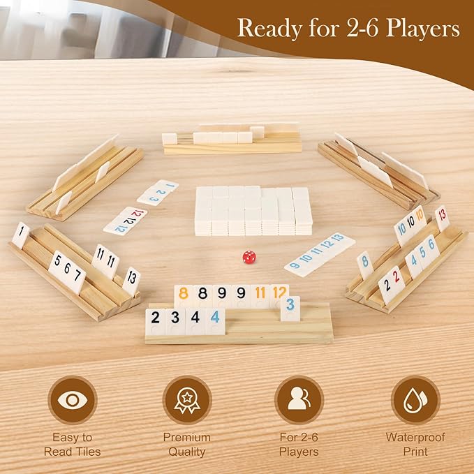 Upgraded 2-6 Players Rummy Game - Image 3