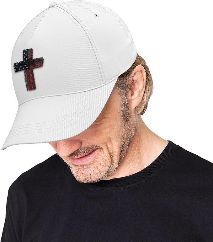 American Flag Trucker Hat for Men Women, Adjustable Snapback Baseball Cap USA Pride Hat Veteran Gifts