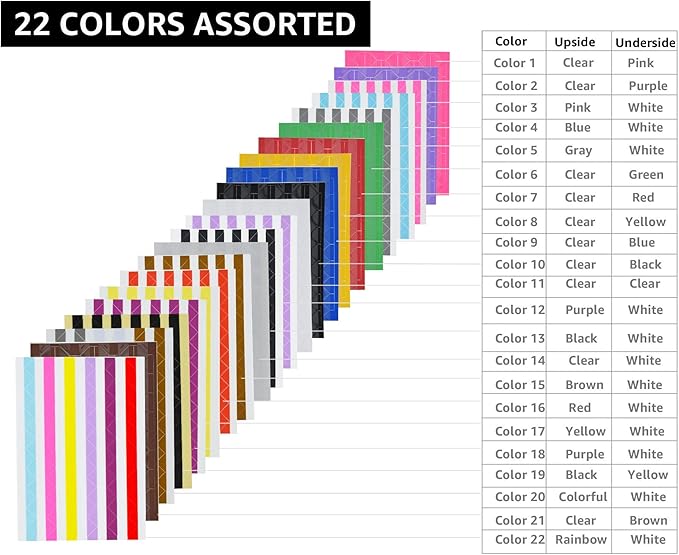 VIPbuy 2244 Count Photo Mounting Corner Stickers Self Adhesive - Image 2