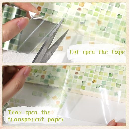 Green PET Tape for Journal Scrapbooking - Image 6