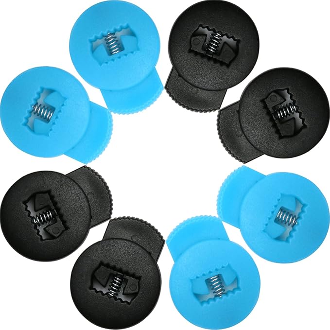 AliBall Glove Locks Baseball, Glove Lace Locks 8 Pack, Never Need Thying Knots Again, Fits All Baseball and Softball Gloves