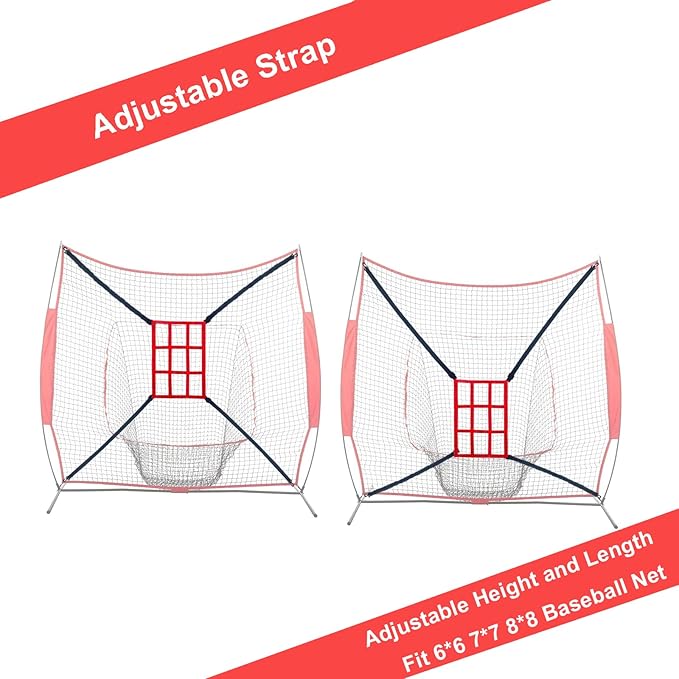 Strike Zone Target for Baseball Softball net, Throwing Pitching Hitting Batting Catching Practice Target, Pitcher Accuracy Training Aids