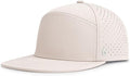 AOPREL Flat Brim Baseball Cap for Men Adjustable Water-Resistant Performance Hat with Breathable Laser Perforated