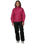 Frogg Toggs All Purpose Women's Rain and Wind Suits, Cherry/Black, Large