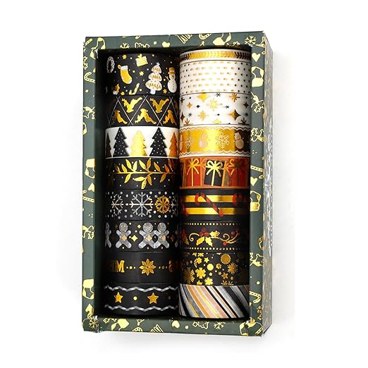 17 Rolls Christmas Washi Tape Set Holiday Washi Tape by Koudindg