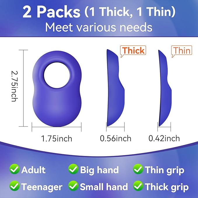2 Pack Baseball Thumb Guard for Pro Batters, Hitter Training Aid, Thumb Guard Baseball & Softball Baseball Batting Grip Baseball Accessories Baseball Training Equipment Reduce Bat Sting