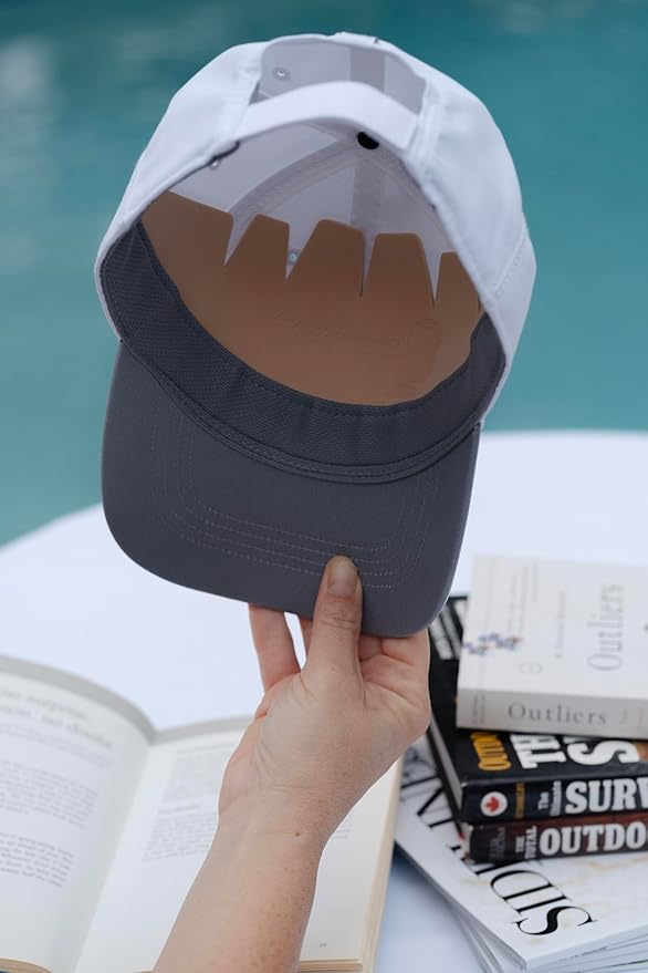 Shapers Image 4 Count Baseball Crown Shaper Inserts for Fitted Caps Snapback Hats, Washable Reusable Liners