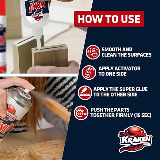 KRAKEN BOND Wow! Spray Adhesive Activator - Image 3