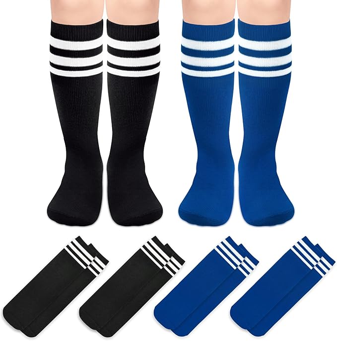 Olreco Toddler Soccer Socks Kids Baseball Socks Youth Softball Sock for Girls Boys Football Sock Boys Athletic Accessories