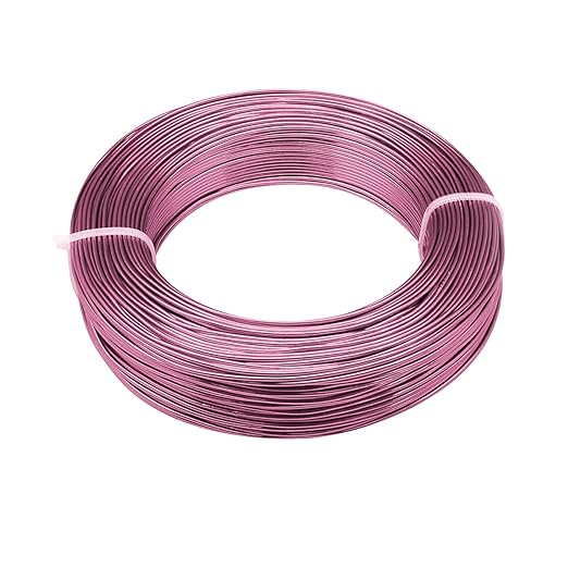 3mm Aluminum Craft Wire, 50 Feet 9 Gauge Bendable Anodized Metal Wire by YuxingK