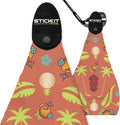 STICKIT Magnetic Golf Towel - Ultra-Absorbent with Waffle Weave Microfiber - Golf Towel with Magnet for Bags, Clubs & Carts - Removes Dirt, Grass, & Debris from Club Face - 29” x 29” (Salmon Pink)