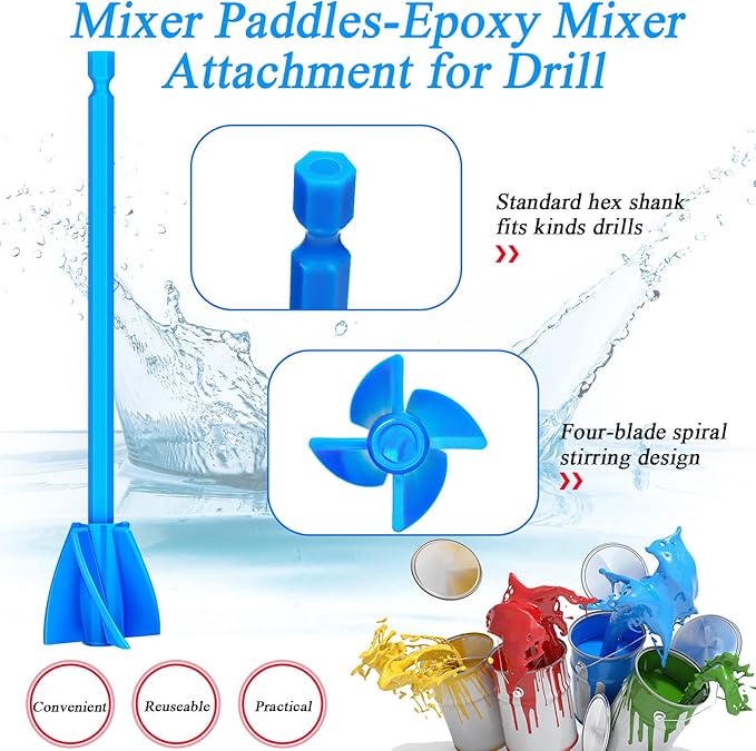 12 Pieces Epoxy Mixer Attachment - Image 3