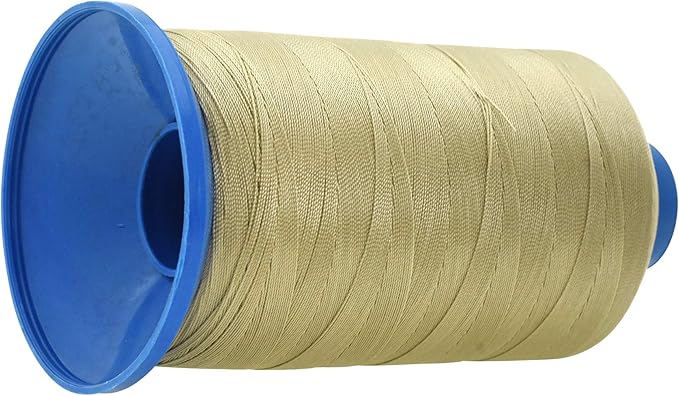 Mandala Crafts Bonded Nylon Thread Beige Heavy Duty Sewing Threads - Image 3