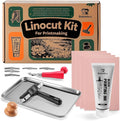 Linoleum Blocks for Printmaking, Stamp Carving Linocut Kit, Linocut Tools Block by Unknown