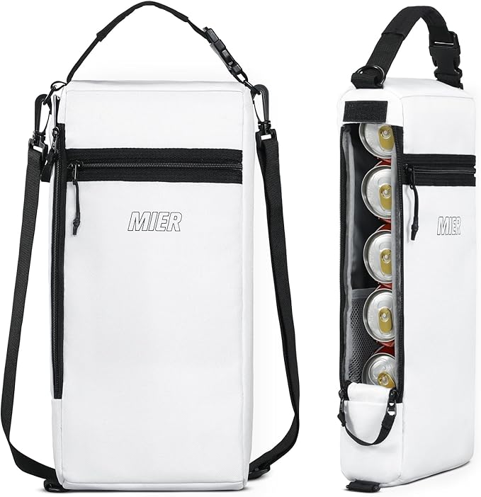 MIER Golf Bag Cooler Insulated Soft Cooler Bag Golf Accessories for Men 9 Cans Portable Beer Cooler Sleeve for Picnic Beach Outdoor Activities