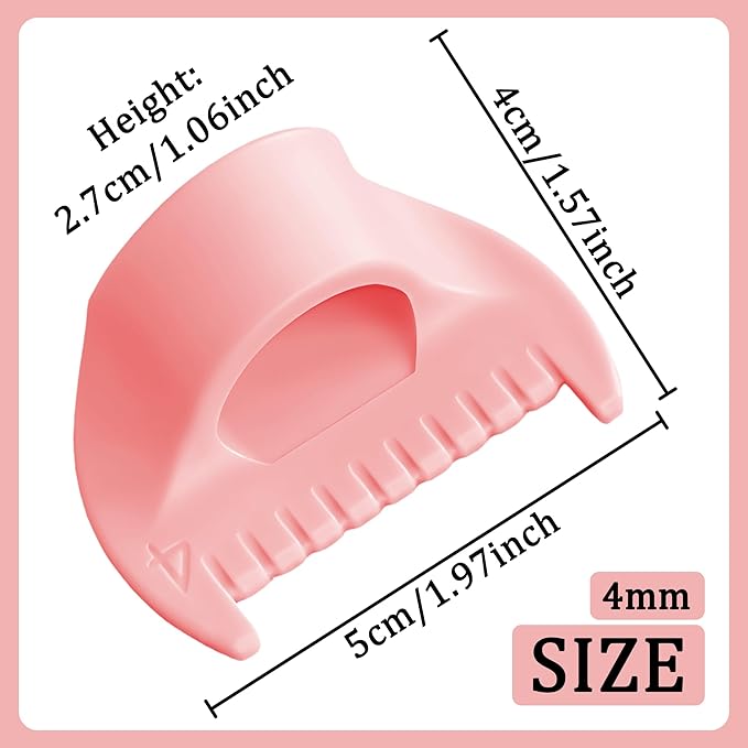 2 PCS 4mm Edge Lock Seam Guide, Mini Sewing Finger Ruler - Image 2